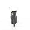 Pleaser - ADORE708WFRS Ankle strap sandal - Black/Transparent Product image